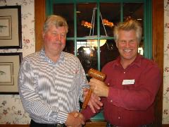 Vic receives Pres. Gavel